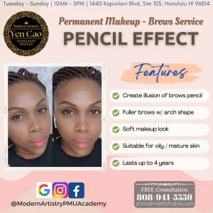 Pencil Effect Brows